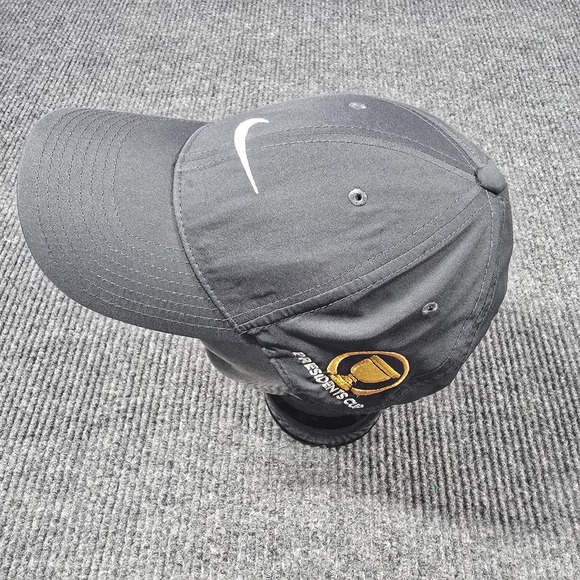 Presidents Cup Hat Cap Strap Back‎ Black Nike Legacy 91 Golf Tournament Dri Fit - Picture 3 of 11